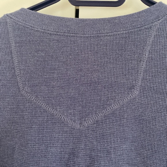 Eddie Bauer Micro Waffle-Knit Henley T Shirt - Picture 7 of 8